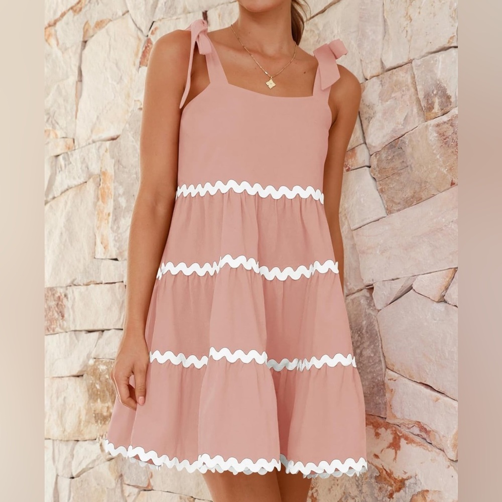 Ric Rac Swing Mini Dress